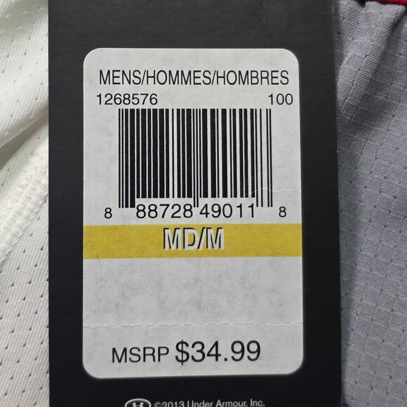 Under Armour Baseball Slider Shorts Men’s M White NWT - Picture 4 of 7